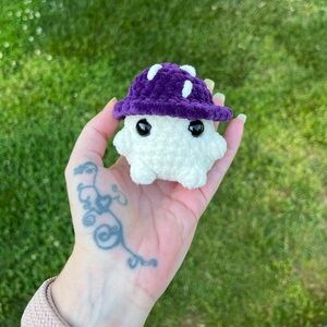 SOLD Crochet Mushroom 🍄 purple